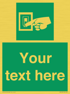 Custom Light Switch Sign